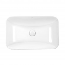 Раковина Qtap Scorpio 610х380х150 White с донным клапаном QT1411K491W