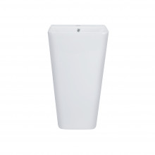 Раковина для підлоги моноблок Qtap Tern 440х380х830mm White з донним клапаном QT1711G302W